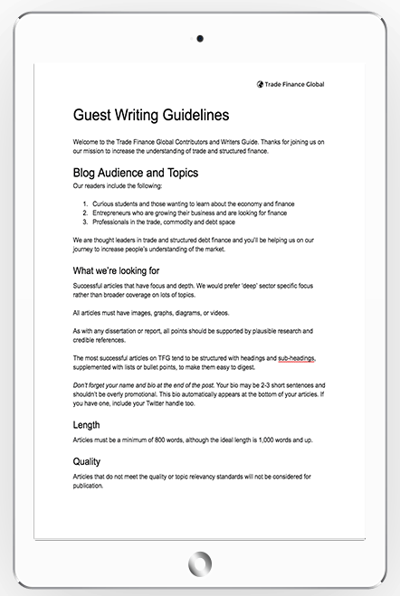 Guest Writing Guidelines