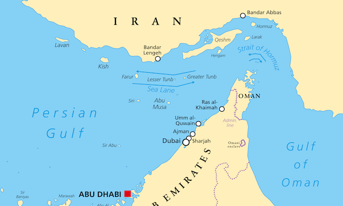 Strait of Hormuz Map