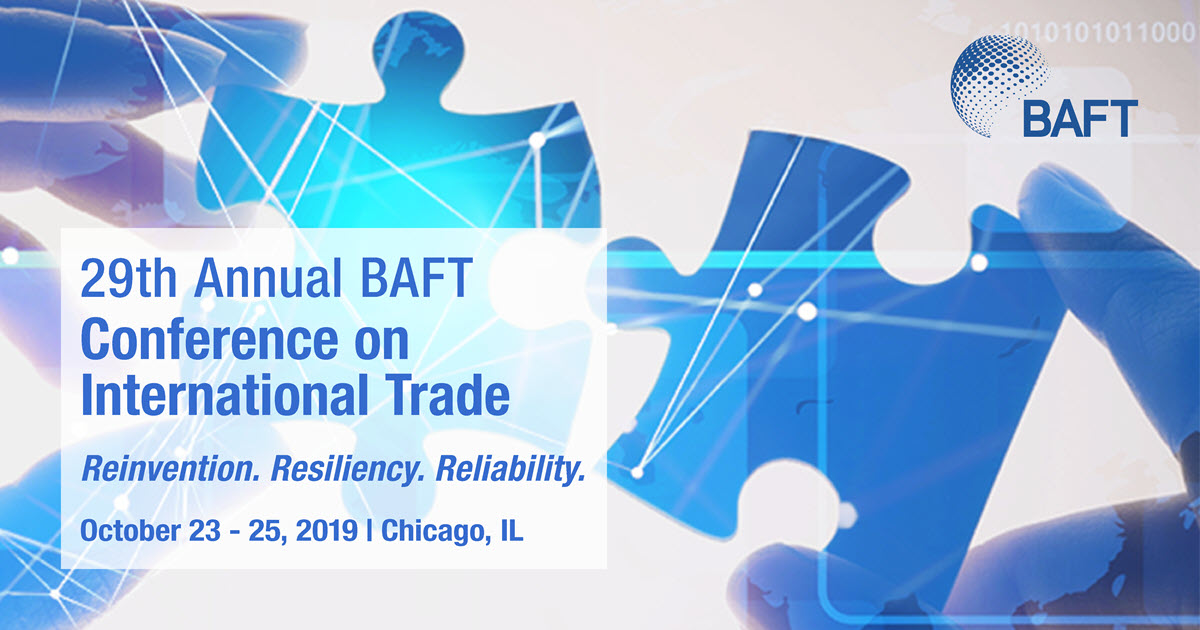 ANNOUNCED TFG are at BAFT's World Conference of Banking Institutes