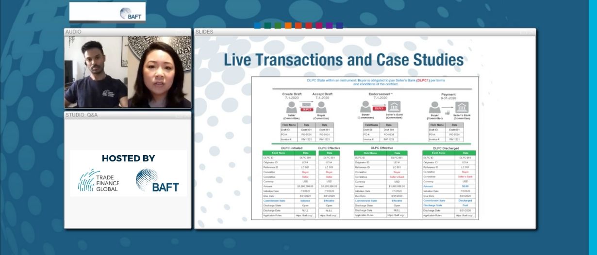 VIDEO: Trade Finance Transactions Go Live – BAFT’s Digital Ledger Payment Commitment (DLPC)