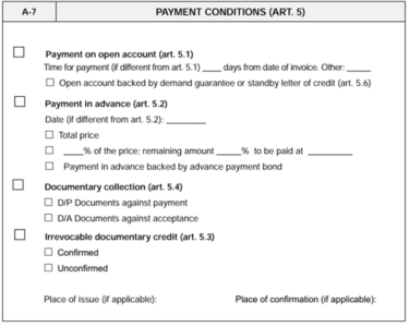 Documentary Collection Order Draft Trade Finance Global Archive