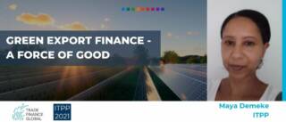 Green Export Finance - A force of good