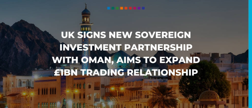 UK signs new sovereign investment partnership