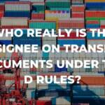 Who really is the consignee on transport documents under the D rules