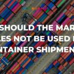 Why should the maritime rules not be used for container shipments