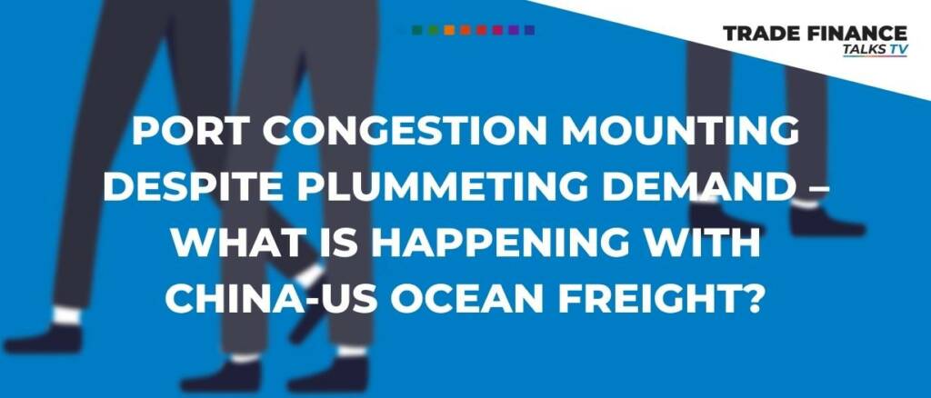 Port congestion mounting despite plummeting demand–what is happening with China-US ocean freight