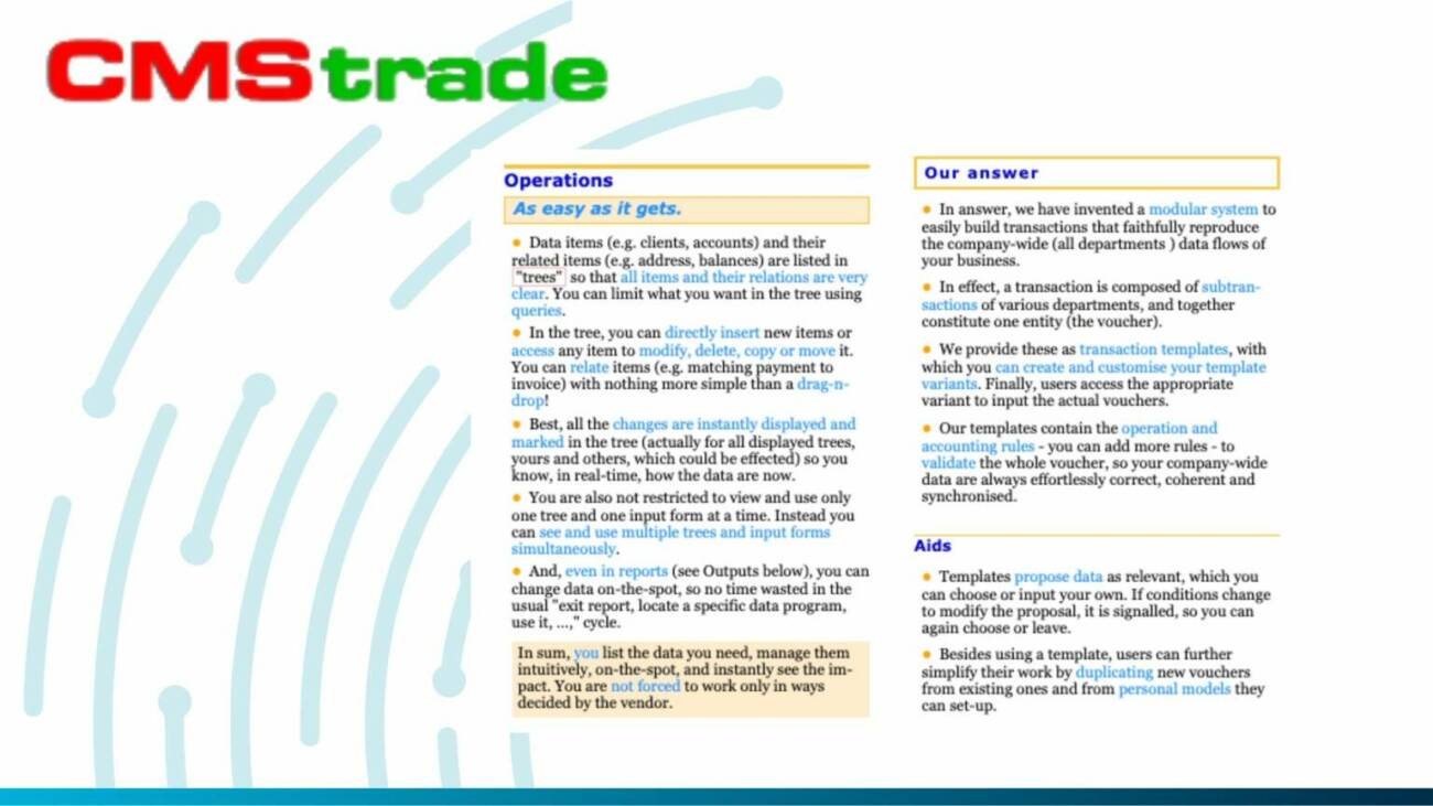 CMS Trade CTRM Software Dashboard