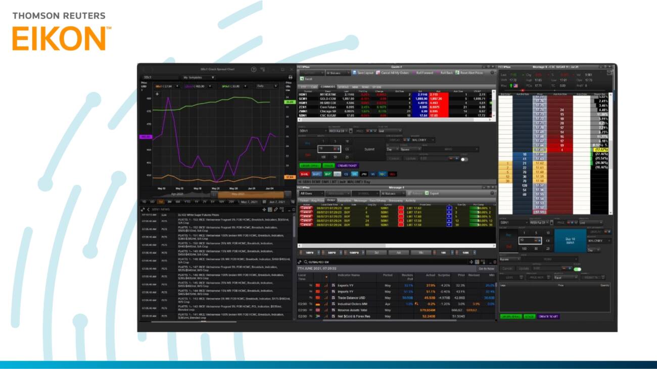 Eikon ETRM Dashboard